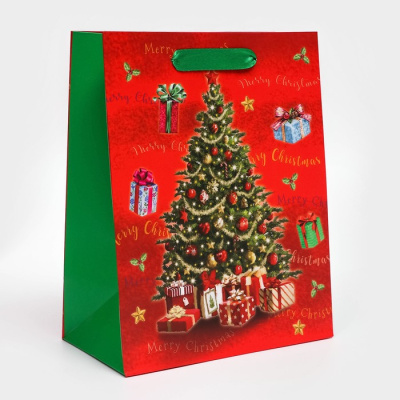 Пакет ламинат Подарки под ёлкой 18*23*10 см 1 шт Пакет ламинат Подарки под ёлкой 18*23*10 см 1 шт