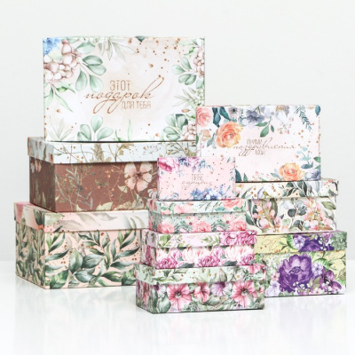 Коробка прямоуг Летняя феерия №7  1 шт