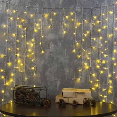 Гирлянда Бахрома 1*1 м теп.белый LED126-220V 1 шт