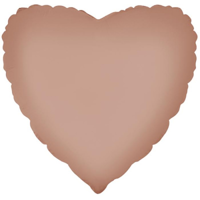 Шар фольга без рисунка Сердце 18" винтажная Роза (FM) Шар фольга без рисунка Сердце 18" винтажная Роза (FM)