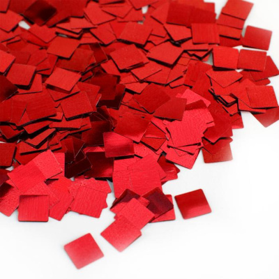 Конфетти Волна Веселья Квадрат красный 1 см 50 г Конфетти Волна Веселья Квадрат красный 1 см 50 г