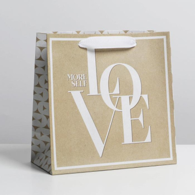 Пакет крафт Moreself 22*22*11 см 1 шт