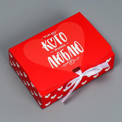 Коробка складная Тому кого люблю 16,5*12,5*5 см 1 шт