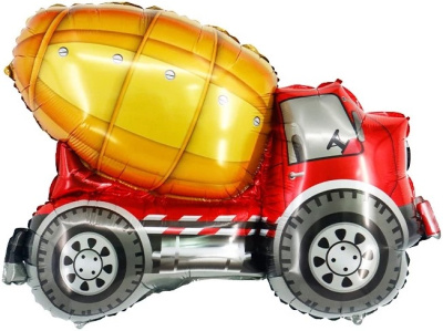 К Шар фольга Фигура Бетономешалка 84 см