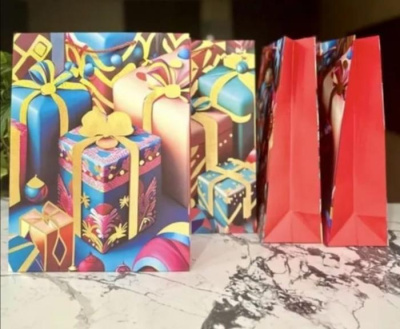 К Пакет ламинат Яркие подарки микс 26*32*10 см 1 шт