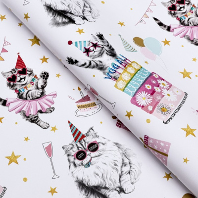 Бумага глянцевая Танцы 50*70 см 1 шт