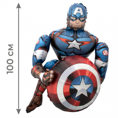 Фигура ходячая Мстители Капитан Америка 1 шт