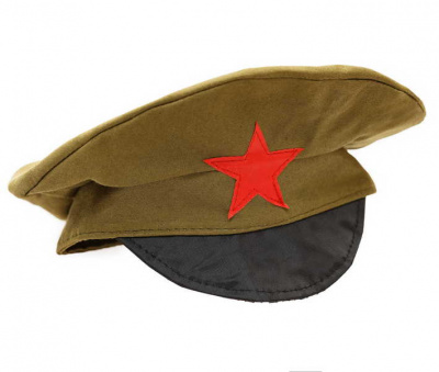 Фуражка со звездой 56 см 1 шт   Фуражка со звездой 56 см 1 шт