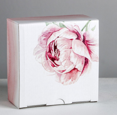 Коробка складная Самой нежной 15*15*7 см 1 шт