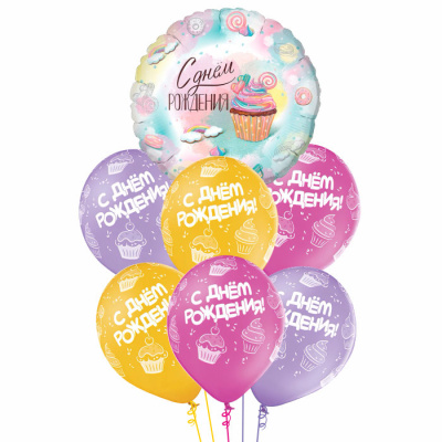Букет Сладкий День Рождения 7 шт 