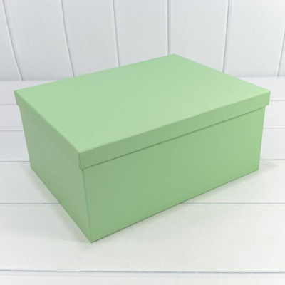 Коробка прямоуг Бледно-зел №2 18,8*12,7*7,5 см 1 шт