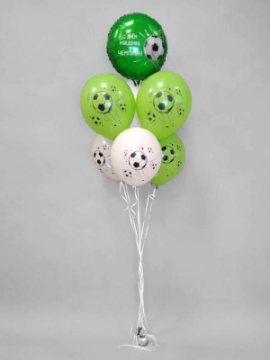 Букет С ДР Чемпион мяч 7 шт 