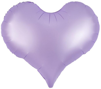 Шар фольга без рисунка Сердце 24" сирень матовое Люкс (FL) Шар фольга без рисунка Сердце 24" сирень матовое Люкс (FL)