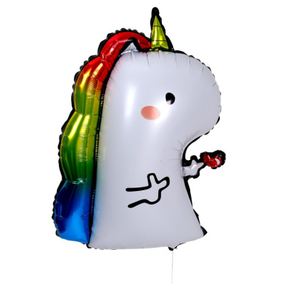 Шар фольга Единорог нарисованный 32" Шар фольга Единорог нарисованный 32"