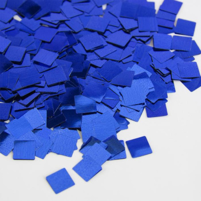 Конфетти Волна Веселья Квадрат синий 1 см 50 г Конфетти Волна Веселья Квадрат синий 1 см 50 г
