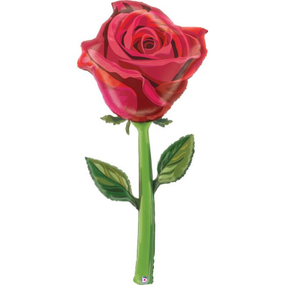 Шар фольга Фигура Роза красная 165 см (Gr) Шар фольга Фигура Роза красная 165 см (Gr)