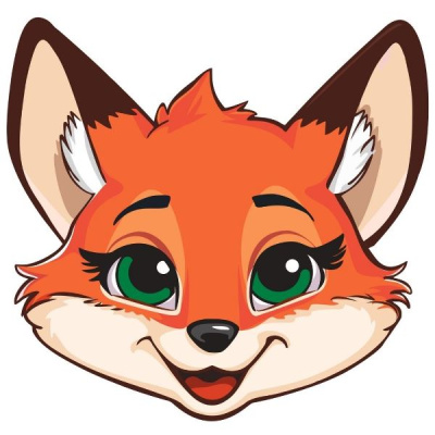 Маска-ободок картон Лиса 1 шт ПБ Маска-ободок картон Лиса 1 шт ПБ