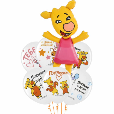 Букет Оранжевая корова Зоя 7 шт