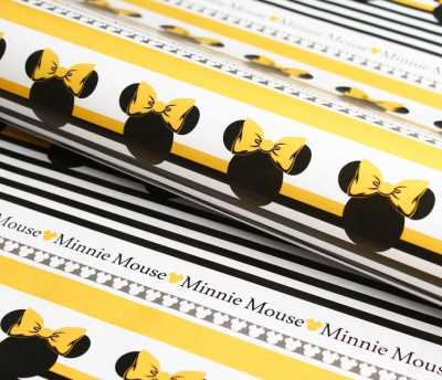 Бумага глянцевая Минни Маус 70*100 см 1 шт