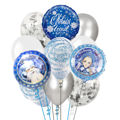 Букет С Новым годом! Дед Мороз и Снегурчка 11 шт Букет С Новым годом! Дед Мороз и Снегурчка 11 шт