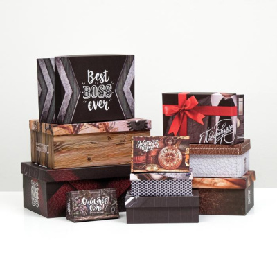 Коробка прямоуг Брутальность №6 22*14*8.5 см 1 шт