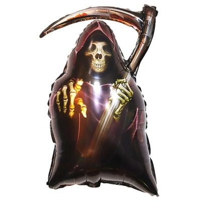 Шар фольга Фигура Смерть с косой (ВЗ)