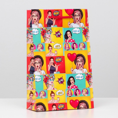 Пакет ламинат Поп Арт 26,5*16,5*7 см 1 шт