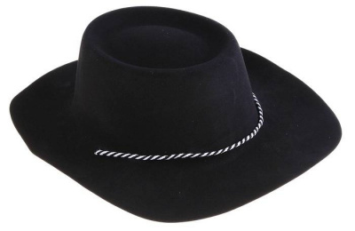 Шляпа Большие поля черная 1 шт