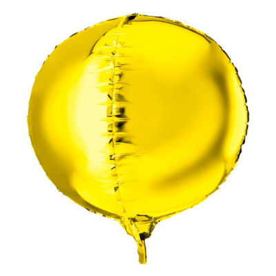 Шар фольга без рисунка Сфера 33" Золото 3D (Ag) Шар фольга без рисунка Сфера 33" Золото 3D (Ag)
