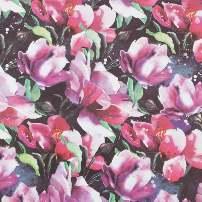 Бумага крафт Цветы 70*100 см 1 шт