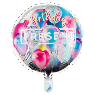 Шар Круг фольга 18" Презент голография Шар Круг фольга 18" Презент голография