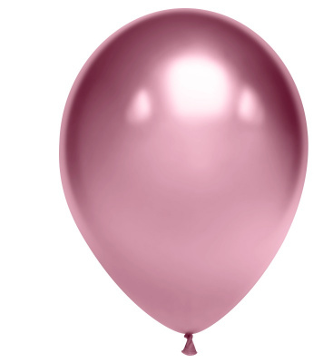 Шар ВП 10" Хром розовый 50шт