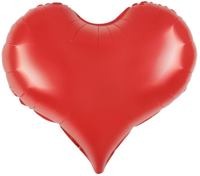 Шар фольга без рисунка Сердце 24" красное металлик Люкс (FL) Шар фольга без рисунка Сердце 24" красное металлик Люкс (FL)