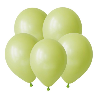 Шар В 5" Макарунс лайм 100шт Шар В 5" Макарунс лайм 100шт