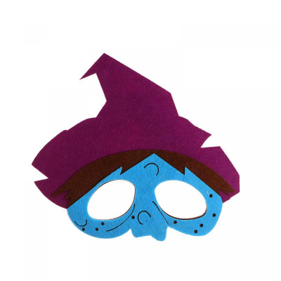 Маска Ведьма фетр 1 шт