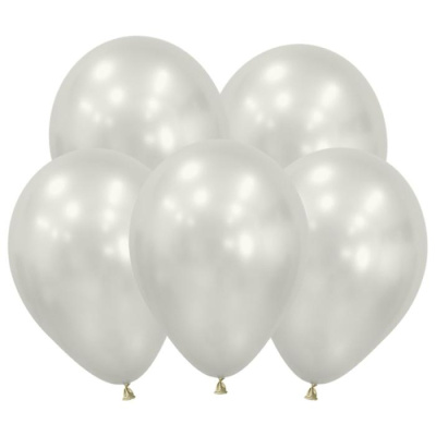 Шар S 12" Шелк белый 50шт