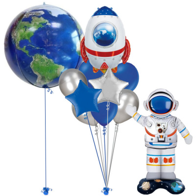 Сет из водушных шаров Планета Земля 11 шт