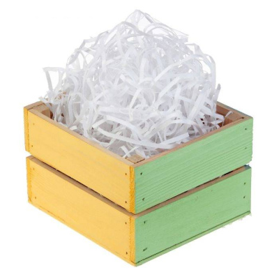 Наполнитель декор бумажный белый 50 гр 1 шт