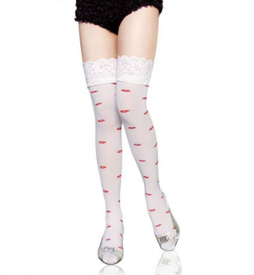 Карнавальный аксессуар Ножки поцелуи на белом 1 шт Карнавальный аксессуар Ножки поцелуи на белом 1 шт