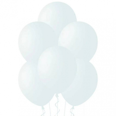 Букет Шары Пастель белые 35 см 1 шт