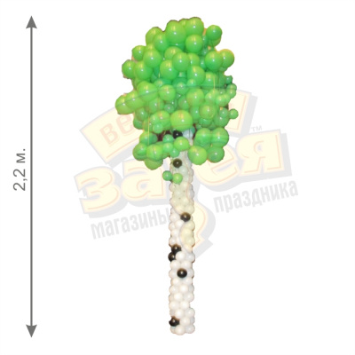 Фигура из шаров Береза 2,2 м