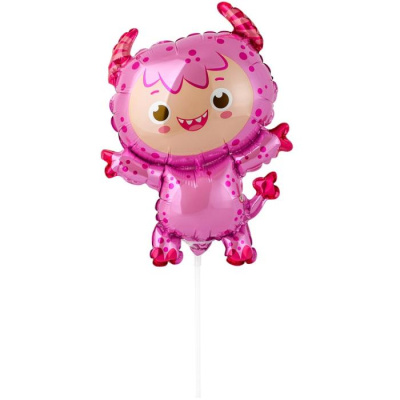 Шар Фигура Мини Монстрик розовый (FM)