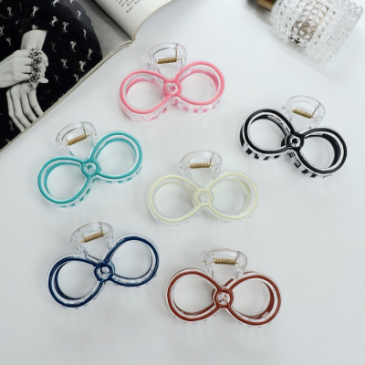 Краб для волос Лилу бантик микс 9 см 1 шт