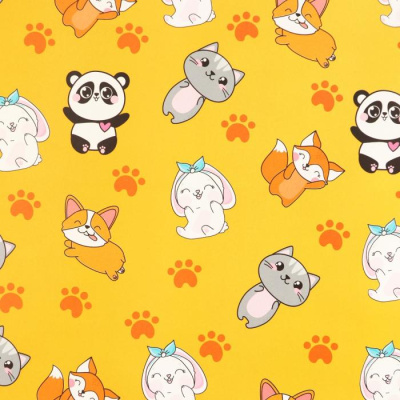 Бумага глянцевая Персонажи 70*100 см 1 шт