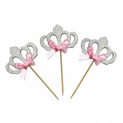 Шпажки ВП Корона серебро 3 шт Шпажки ВП Корона серебро 3 шт