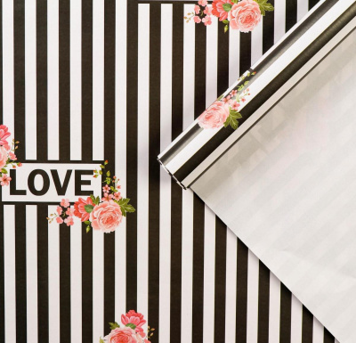 Бумага глянцевая LOVE 100*70 см 1 шт