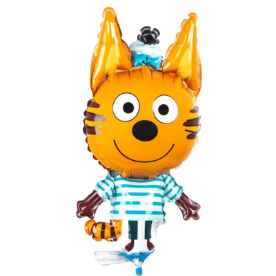 Шар Фигура Мини Три кота Коржик 1 шт Шар Фигура Мини Три кота Коржик 1 шт