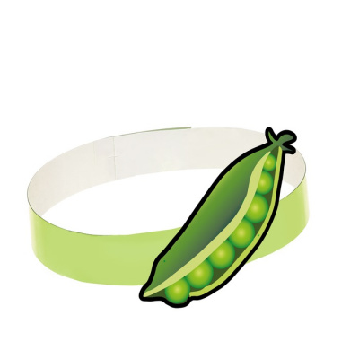 Маска - ободок картон Горох 1 шт