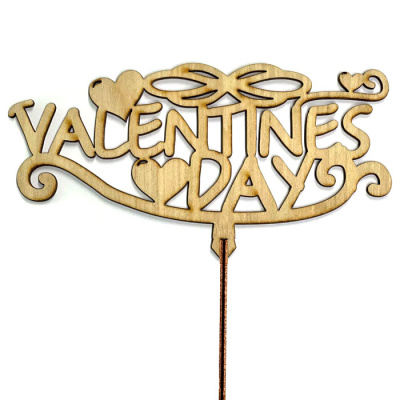 Топпер Valentines day дерево микс 1 шт Топпер Valentines day дерево микс 1 шт