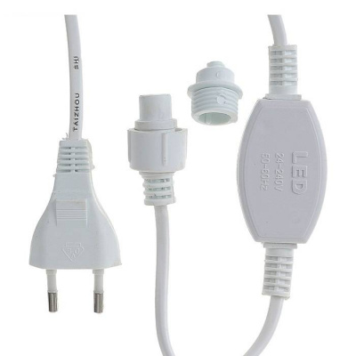 Комлект для подключения гирлянд УМС, RG/RB, RGB, БЕЛО-СИНИЙ, нить белая 1 шт